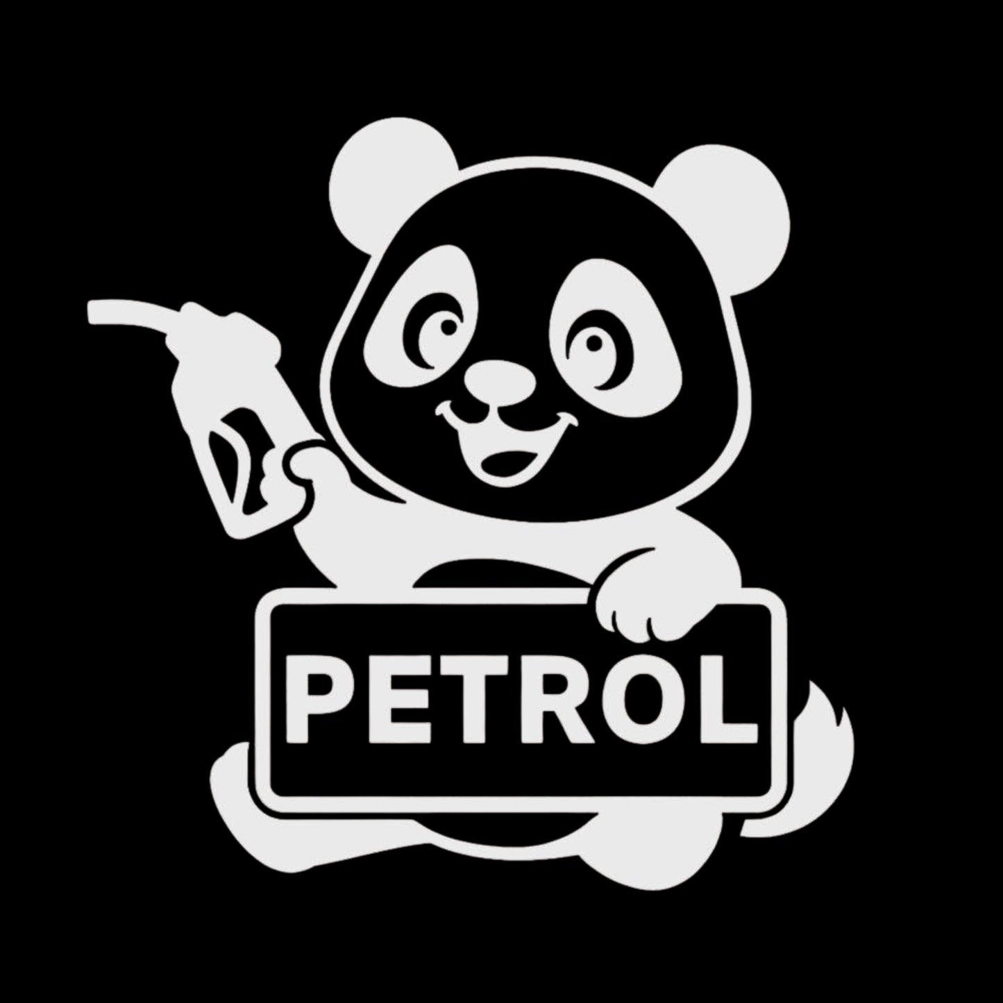 petrol sticker for car – petrol sticker for all model cars, waterproof, stylish car sticker, size 11.5x11.5 cm (pack of 1) (black)