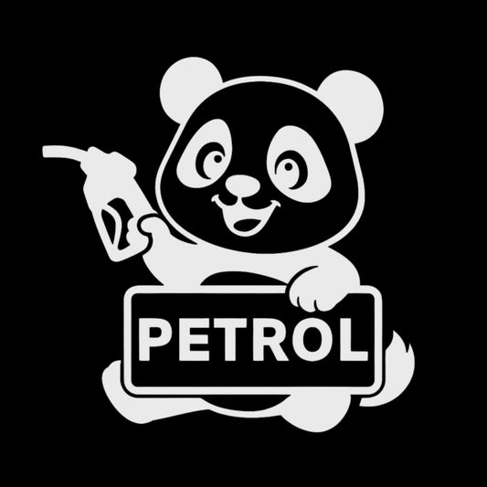 Petrol Sticker for Car – Petrol Sticker for All Model Cars, Waterproof, Stylish car Sticker, Size 11.5x11.5 cm (Pack of 1) (Black)