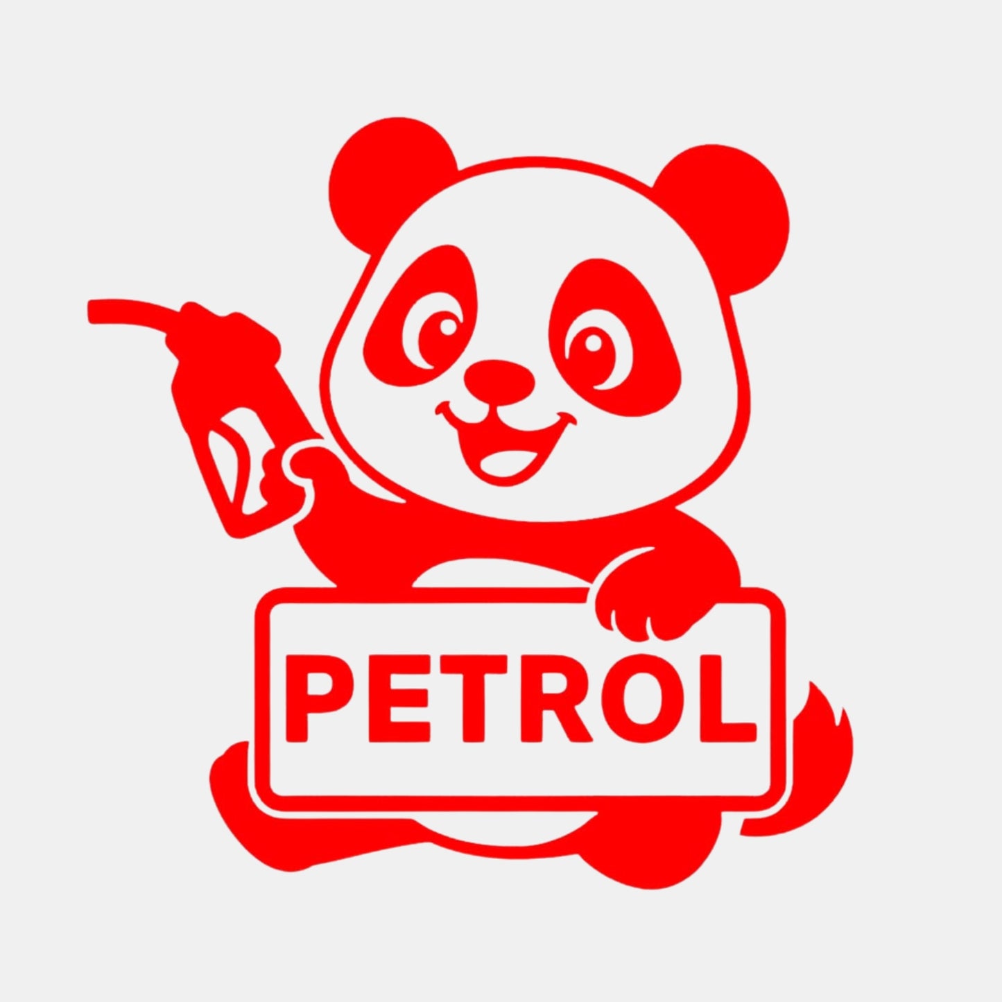 petrol sticker for car – petrol sticker for all model cars, waterproof, stylish car sticker, size 11.5x11.5 cm (pack of 1) (black)