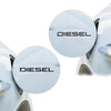 Diesel Decal for Car Tank Cap, Long-Lasting Waterproof Vinyl Sticker 1 Pack, 2 Pieces (Black)