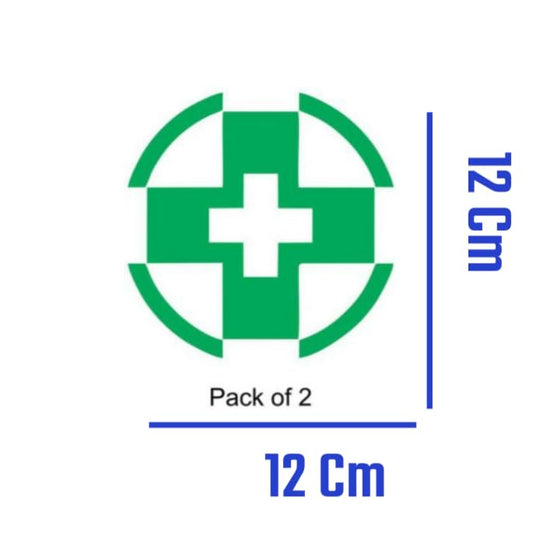 Professional Logo Sticker Vinyl Decal for Car Bike (Pack of 2), Pharmacy Sticker Size(12x12) cm,Sticker for CAR. II Pharmacy Professional Logo Sticker