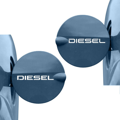 Diesel Decal for Car Tank Cap, Long-Lasting Waterproof Vinyl Sticker 1 Pack, 2 Pieces (Black)