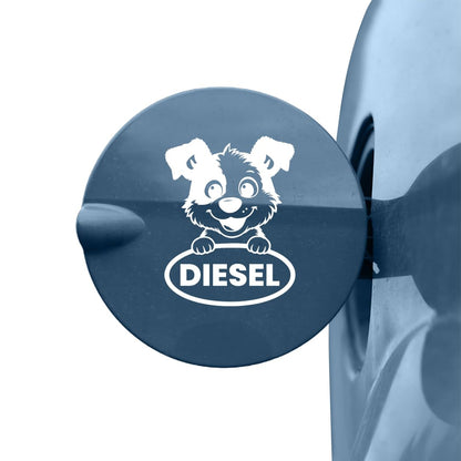 Diesel Decal for Car Tank Cap, Long-Lasting Waterproof Vinyl Sticker 1 Pack, 2 Pieces (Black) M6