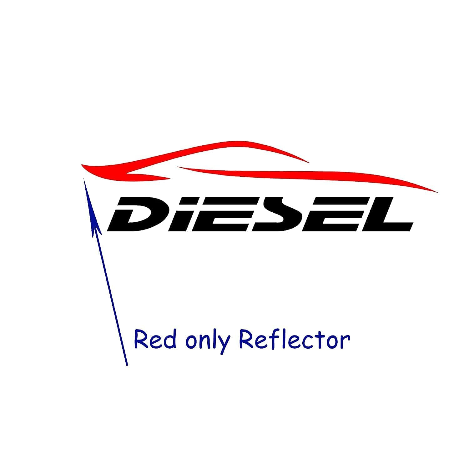 MAYJAI Diesel Car Sticker, Red