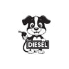 Diesel Decal for Car Tank Cap, Long-Lasting Waterproof Vinyl Sticker 1 Pack, 2 Pieces (Black) M4