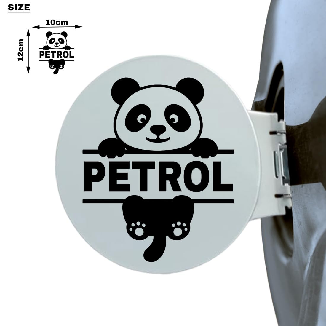 Cute Panda Petrol Tank Sticker