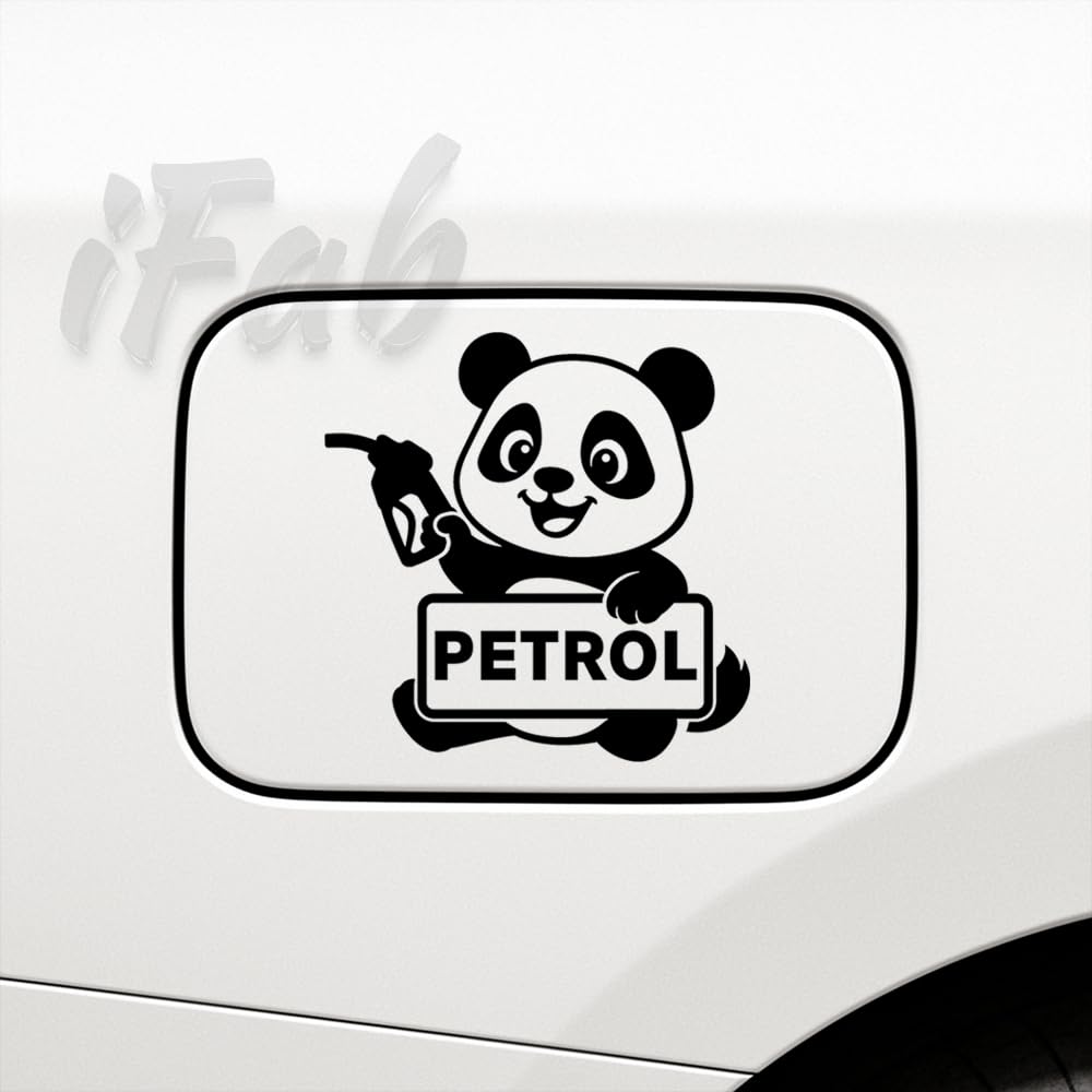 petrol sticker for car – petrol sticker for all model cars, waterproof, stylish car sticker, size 11.5x11.5 cm (pack of 1) (black)