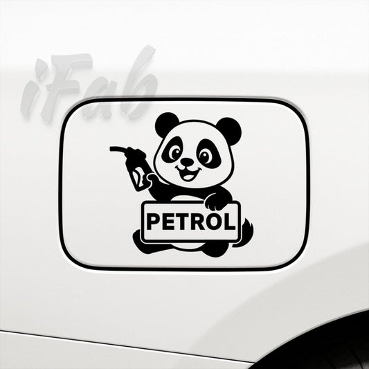 Petrol Sticker for Car – Petrol Sticker for All Model Cars, Waterproof, Stylish car Sticker, Size 11.5x11.5 cm (Pack of 1) (Black)