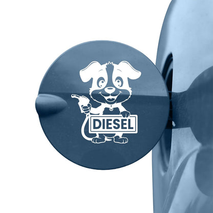 Diesel Decal for Car Tank Cap, Long-Lasting Waterproof Vinyl Sticker 1 Pack, 2 Pieces (Black) M4