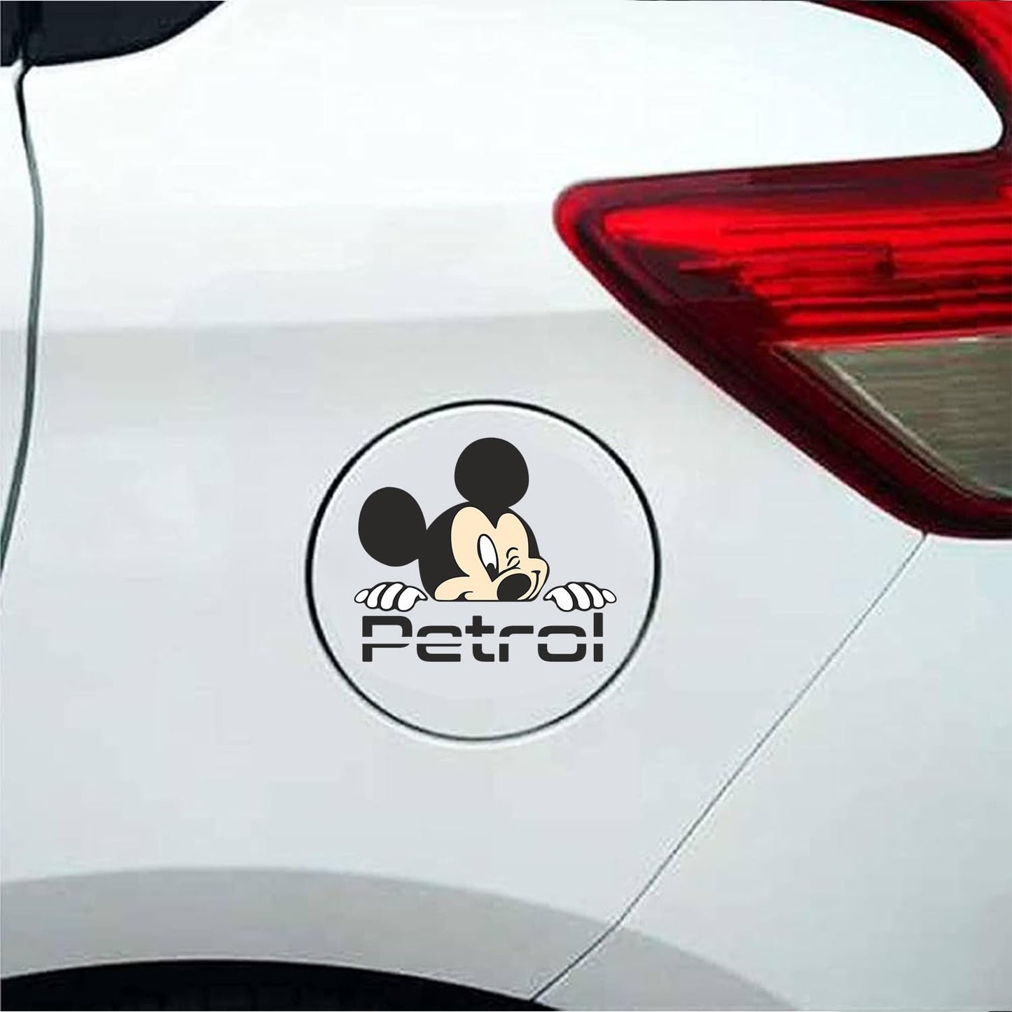 3d petrol logo uv dtf sticker for car fuel tank – model