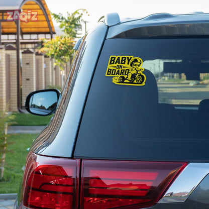 Baby on Board Safety Notice Window Sticker for Vehicle
