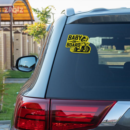 Baby on Board Safety Notice Window Sticker for Vehicle
