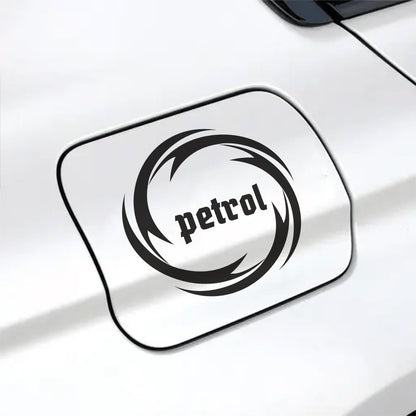 3D Petrol Logo UV DTF Sticker for Car Fuel Tank – Model