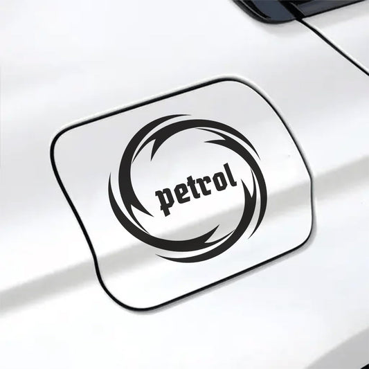 3D Petrol Logo UV DTF Sticker for Car Fuel Tank – Model