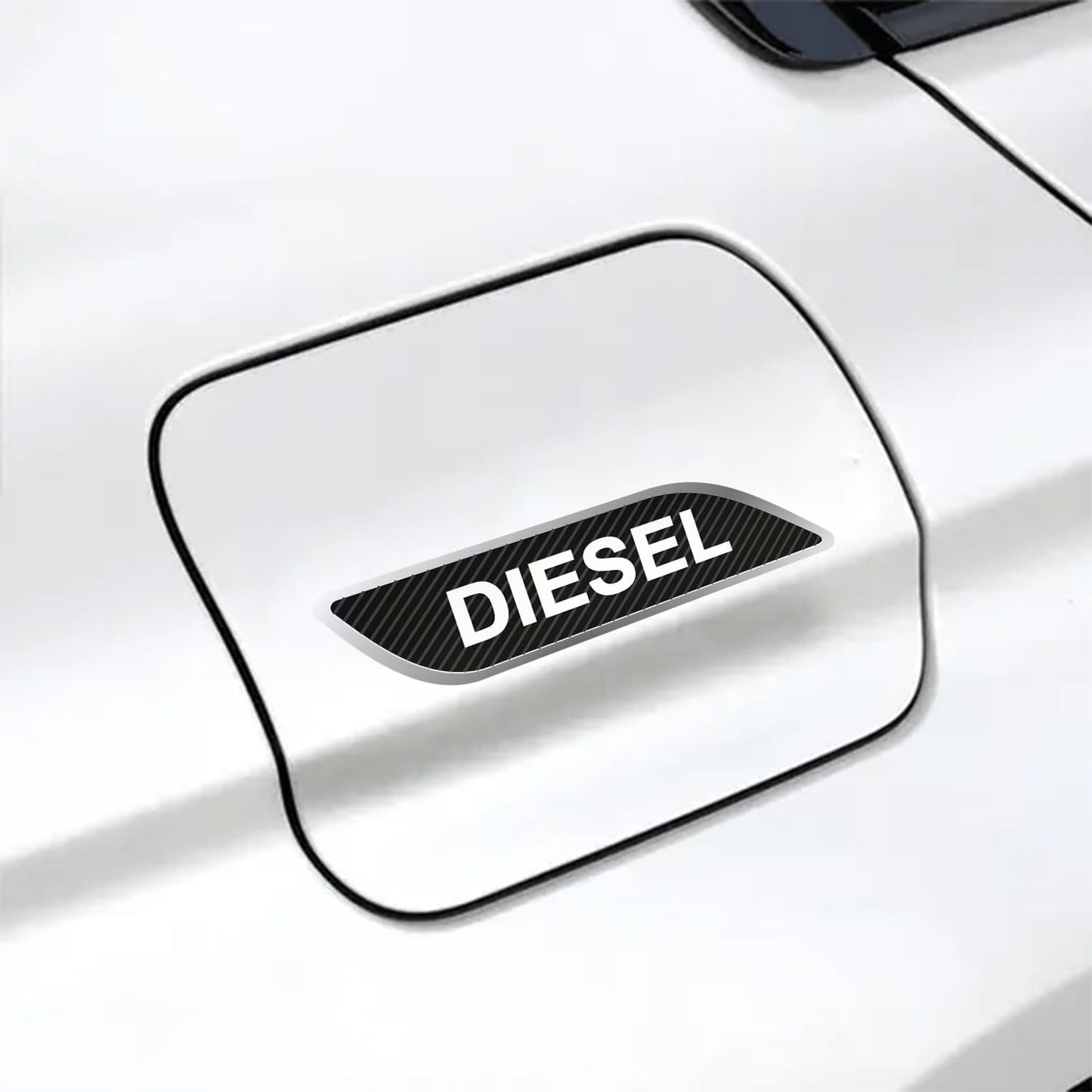 3d diesel logo uv dtf sticker for car fuel tank