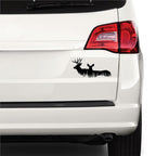 Animal Deer Car Sticker and Other Vehicle 19 נ9 CM Black