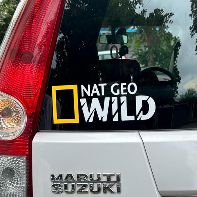 NAT Geo Wild Sticker for Car