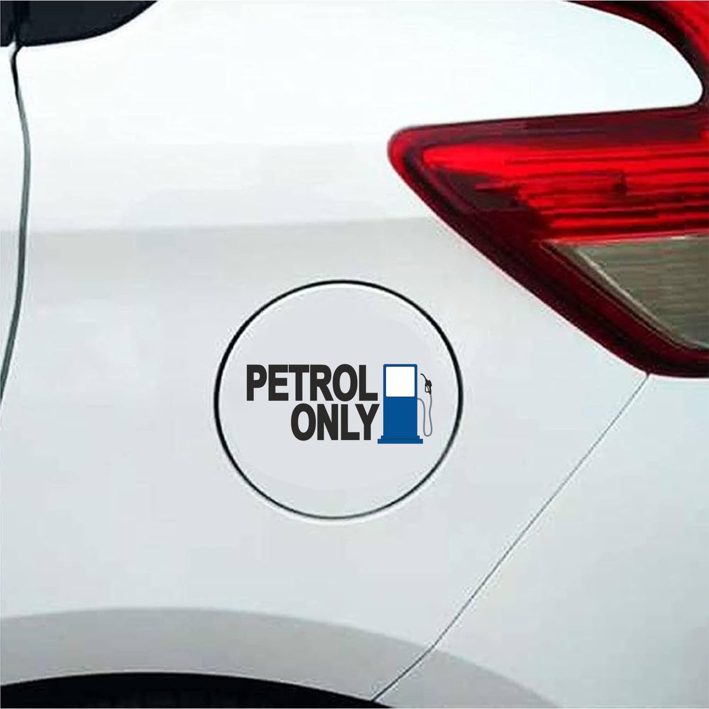 3d petrol logo uv dtf sticker for car fuel tank – model