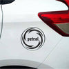 3D Petrol Logo UV DTF Sticker for Car Fuel Tank – Model