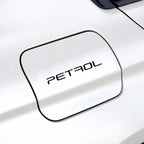 Petrol Sticker for Car Fuel Tank, Branded self Adhesive Vinyl Sticker(12cm X 2cm) Black