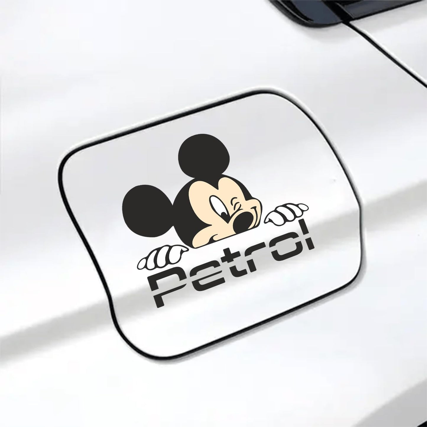 3d petrol logo uv dtf sticker for car fuel tank – model