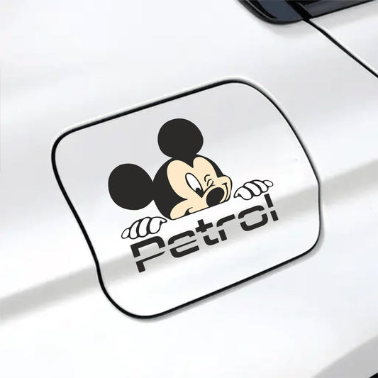 3D Petrol Logo UV DTF Sticker for Car Fuel Tank – Model