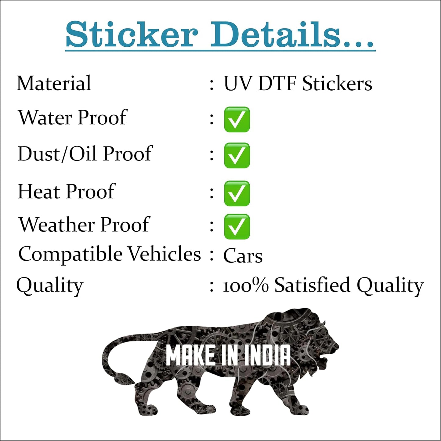 3d petrol logo uv dtf sticker for car fuel tank – model