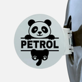 Cute Panda Petrol Tank Sticker