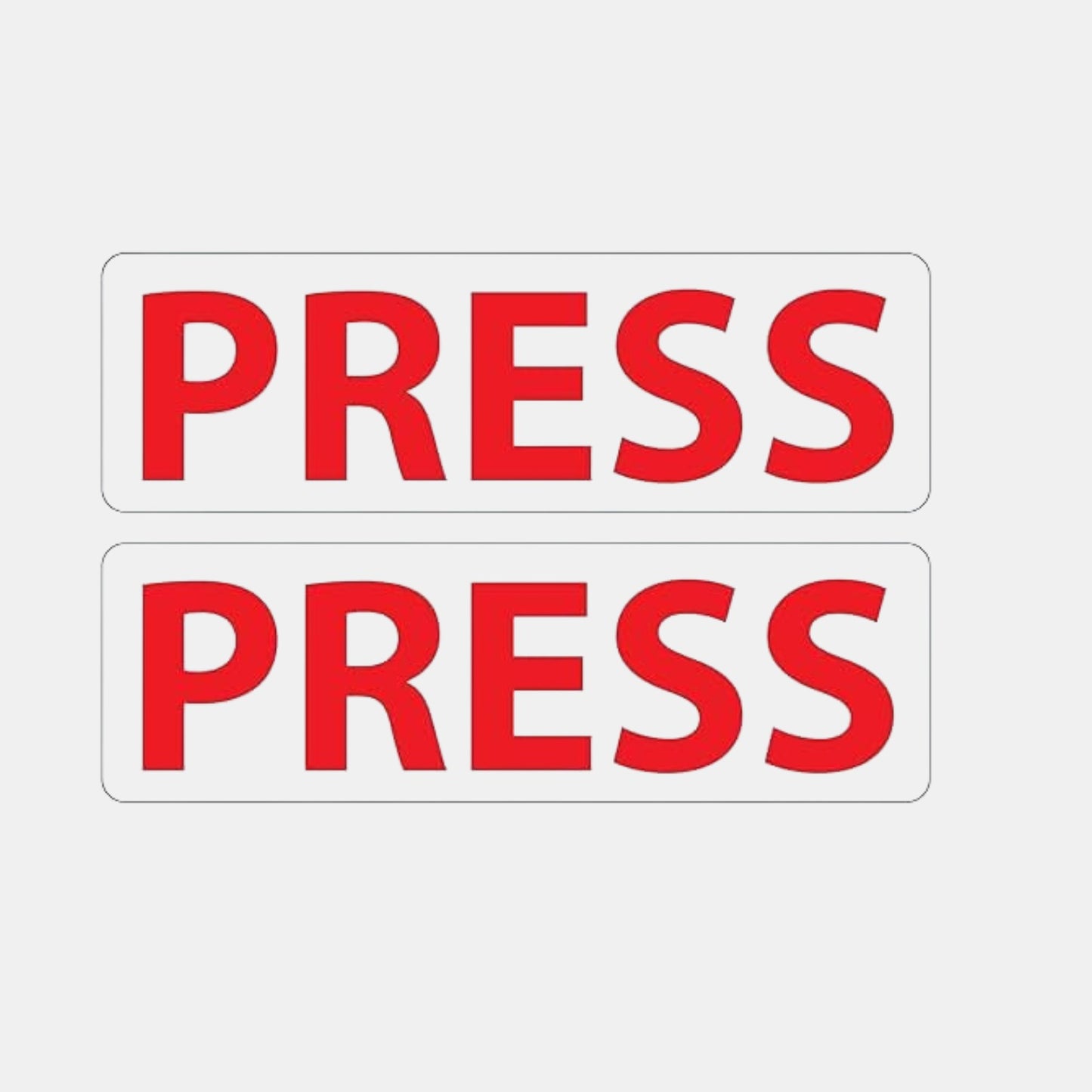 shivoid® professional press-on car window stickers - 15x4 cm, pack of 2 | premium durable inside car decals for customization