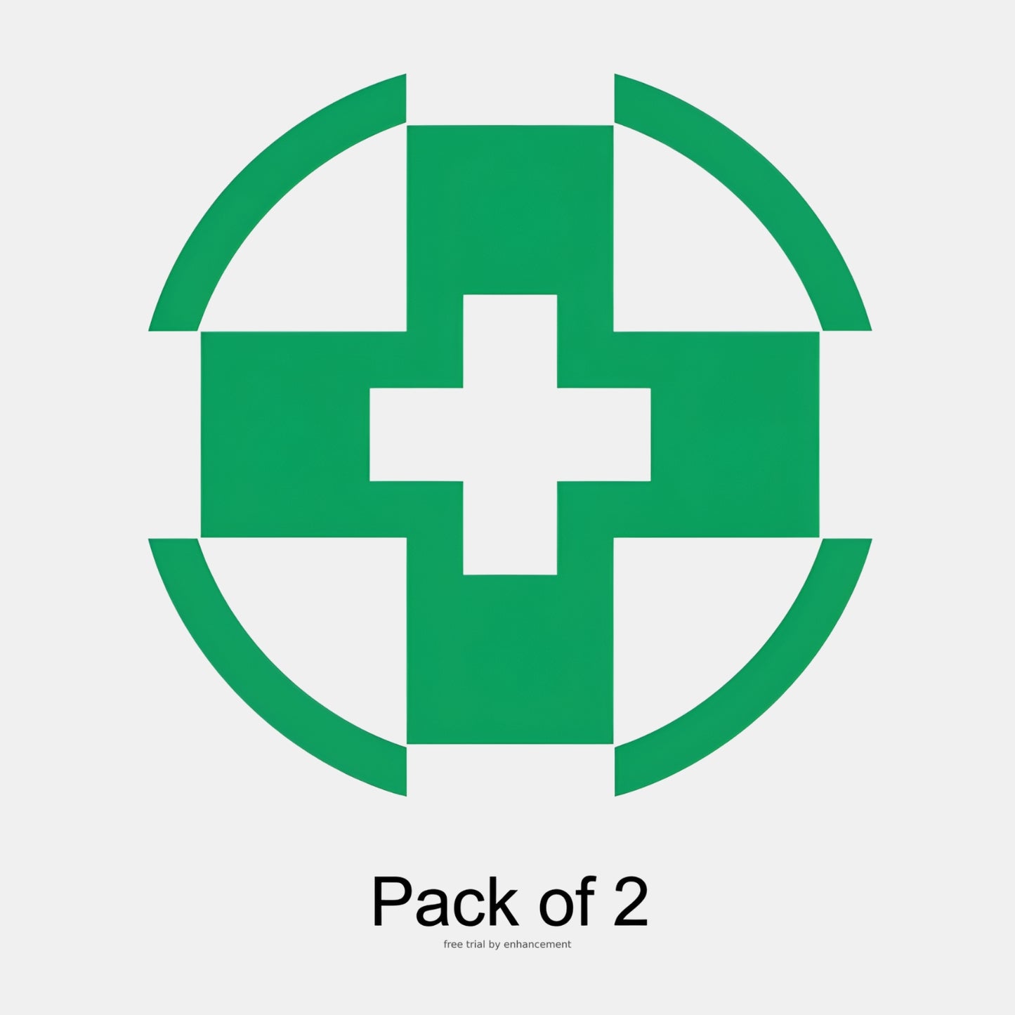 professional logo sticker vinyl decal for car bike (pack of 2), pharmacy sticker size(12x12) cm,sticker for car. ii pharmacy professional logo sticker